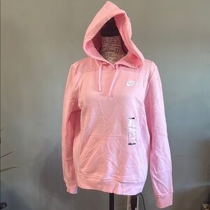 Nike Women’s Light Pink Pullover Hoodie Sweatshirt